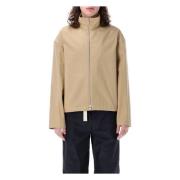 Canvas Blouson Jas Jil Sander , Beige , Heren