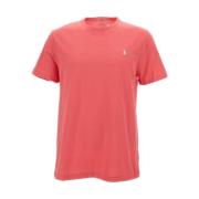 Geborduurd Logo Roze T-shirts en Polos Polo Ralph Lauren , Pink , Here...