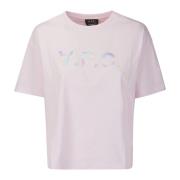 Ana Print T-Shirt A.p.c. , Pink , Dames