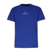 Logo Geborduurde Katoenen T-shirts en Polos Polo Ralph Lauren , Blue ,...