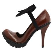 Pre-owned Leather heels Marni Pre-owned , Brown , Dames