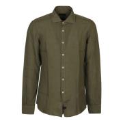 Kiwi Donkere Lange Mouwen Shirt Fay , Green , Heren