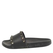 Pre-owned Rubber flats Valentino Vintage , Black , Dames