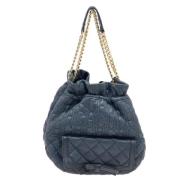 Pre-owned Leather shoulder-bags Carolina Herrera Pre-owned , Blue , Da...