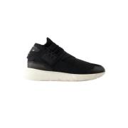 Leather sneakers Y-3 , Black , Dames