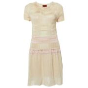 Pre-owned Knit dresses Missoni Pre-owned , Beige , Dames