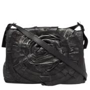 Pre-owned Leather shoulder-bags Valentino Vintage , Black , Dames