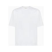 Biologisch Katoenen Crew Neck T-Shirt Marni , White , Dames