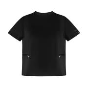 Zwart T-Shirt Herno , Black , Dames