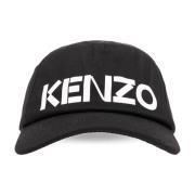 Baseballpet met logo Kenzo , Black , Heren
