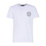 Witte T-shirts en Polos met 98% Katoen Versace Jeans Couture , White ,...