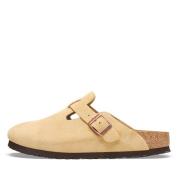 Latte Cream Schoenen met Regular Fit Birkenstock , Beige , Heren