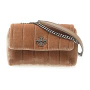 Velvet Taupe Schoudertas Tory Burch , Beige , Dames