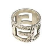 Pre-owned Silver rings Gucci Vintage , Gray , Dames