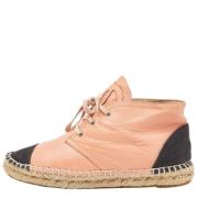 Pre-owned Canvas espadrilles Chanel Vintage , Orange , Dames