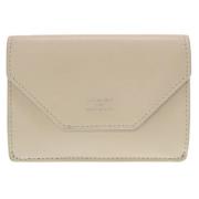 Pre-owned Leather wallets Balenciaga Vintage , Beige , Dames