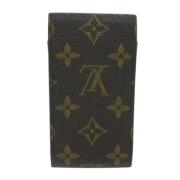 Pre-owned Canvas wallets Louis Vuitton Vintage , Brown , Dames