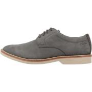 Laced Shoes Clarks , Gray , Heren