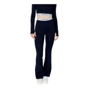 Blauwe Leggings voor Dames Tommy Jeans , Blue , Dames