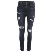 Pre-owned Denim jeans Dolce & Gabbana Pre-owned , Gray , Dames