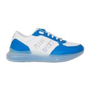 Heren Synthetische Sneakers met Rubberen Zool Plein Sport , Blue , Her...