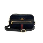 Pre-owned Suede crossbody-bags Gucci Vintage , Black , Dames