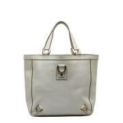 Pre-owned Leather handbags Gucci Vintage , White , Dames
