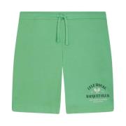 Grafische Sweatshort voor Stijlvolle Mannen Lyle & Scott , Green , Her...