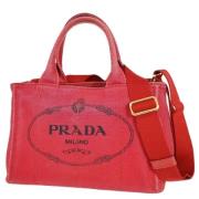 Pre-owned Canvas prada-bags Prada Vintage , Red , Dames