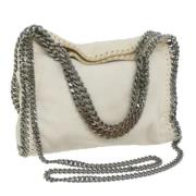 Pre-owned Suede totes Stella McCartney Pre-owned , White , Dames