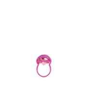 Fuchsia Liquid Poison Ring - 925 Zilver Dans LES Rues , Pink , Dames