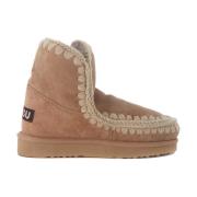 Eskimo 18 Schapenleren Laars Mou , Beige , Dames