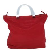 Pre-owned Fabric totes Prada Vintage , Red , Dames