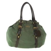 Pre-owned Fabric prada-bags Prada Vintage , Green , Dames