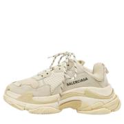 Pre-owned Mesh sneakers Balenciaga Vintage , White , Dames