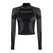 Top met logo Misbhv , Black , Dames