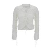 Kreukvrije Shirt in Wit LOW Classic , White , Dames