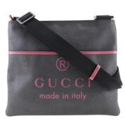 Pre-owned Leather shoulder-bags Gucci Vintage , Black , Dames