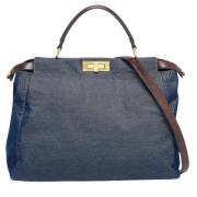 Pre-owned Denim handbags Fendi Vintage , Blue , Dames