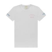 Pusha Wit/Lichtroze T-shirt In Gold We Trust , White , Heren