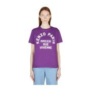 Metropolitaanse Streetwear T-Shirt Kenzo , Purple , Dames