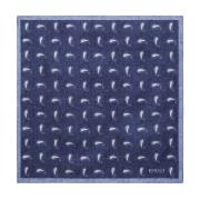 Micro-gepatroonde zijden pochet Boggi Milano , Blue , Heren