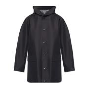 Hooded Jacket Balenciaga , Black , Heren