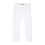 Blauwe Divisie Witte Jeans Incotex , White , Heren