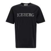 T-Shirts Iceberg , Black , Heren