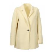 Wollen Blazer Oslo Oakwood , Yellow , Heren