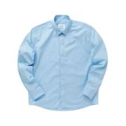 Klassieke Tonal Shirt met Lange Mouwen Ami Paris , Blue , Heren