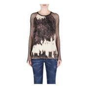 Long Sleeve Top Dsquared2 , Multicolor , Dames