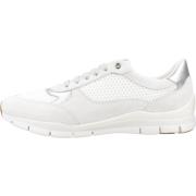 Stijlvolle Damessneakers Geox , White , Dames