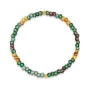 Wristband with Green Japanese Miyuki Beads Nialaya , Multicolor , Here...